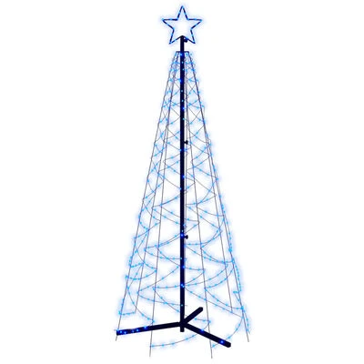 VidaXL Christmas Cone Tree Colourful 200 LEDs 70x180 Cm 14 VidaXL Christmas Cone Tree Colourful 200 LEDs 70x180 Cm - Image 12