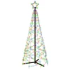 VidaXL Christmas Cone Tree Colourful 200 LEDs 70x180 Cm 2 VidaXL Christmas Cone Tree Colourful 200 LEDs 70x180 Cm -Deals Vidaxl Store image 2 343504 2