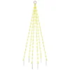 VidaXL Christmas Tree On Flagpole Warm White 108 LEDs 180 Cm -Deals Vidaxl Store image 2 343518 2
