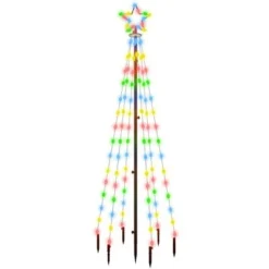 VidaXL Christmas Tree With Spike Blue 108 LEDs 180 Cm -Deals Vidaxl Store image 2 343552 3