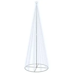 VidaXL Christmas Cone Tree Blue 732 LEDs 160x500 Cm -Deals Vidaxl Store image 2 343701