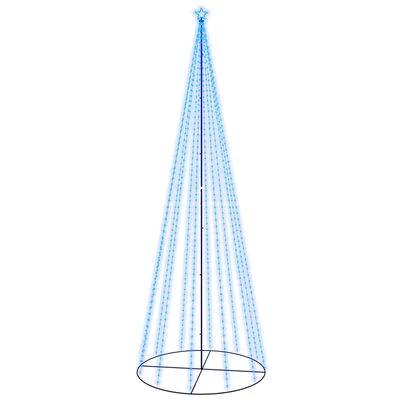 VidaXL Christmas Cone Tree Warm White 732 LEDs 160x500 Cm 13 VidaXL Christmas Cone Tree Warm White 732 LEDs 160x500 Cm - Image 11