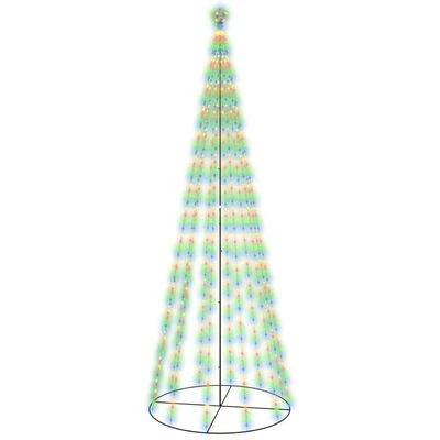 VidaXL Christmas Cone Tree Warm White 732 LEDs 160x500 Cm 14 VidaXL Christmas Cone Tree Warm White 732 LEDs 160x500 Cm - Image 12