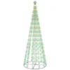 VidaXL Christmas Cone Tree Colourful 732 LEDs 160x500 Cm