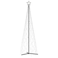 VidaXL Christmas Cone Tree Colourful 500 LEDs 100x300 Cm
