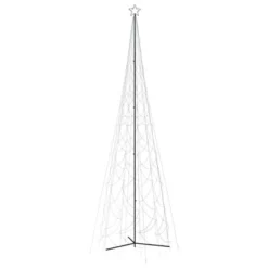 VidaXL Christmas Cone Tree Warm White 3000 LEDs 230x800 Cm -Deals Vidaxl Store image 2 343717