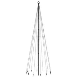 VidaXL Christmas Tree With Spike Warm White 732 LEDs 500 Cm 24 VidaXL Christmas Tree With Spike Warm White 732 LEDs 500 Cm -Deals Vidaxl Store image 2 343742