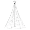 VidaXL Christmas Tree With Spike Cold White 1400 LEDs 500 Cm -Deals Vidaxl Store image 2 343753