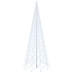 VidaXL Christmas Tree With Spike Warm White 3000 LEDs 800 Cm -Deals Vidaxl Store image 2 343757