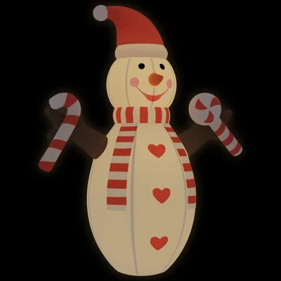 VidaXL Christmas Inflatable Snowman With LEDs 630 Cm 3 VidaXL Christmas Inflatable Snowman With LEDs 630 Cm