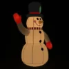 VidaXL Christmas Inflatable Snowman With LEDs 120 Cm -Deals Vidaxl Store image 2 345365