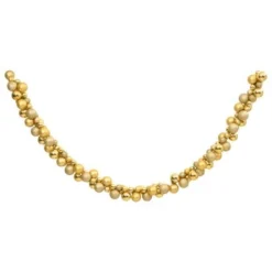 VidaXL Christmas Balls Garland Gold 175 Cm Polystyrene
