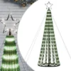VidaXL Christmas Tree Light Cone 275 LEDs Cold White 180 Cm 1 VidaXL Christmas Tree Light Cone 275 LEDs Cold White 180 Cm -Deals Vidaxl Store image 2 358065