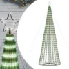 VidaXL Christmas Tree Light Cone 688 LEDs Cold White 300 Cm -Deals Vidaxl Store image 2 358160