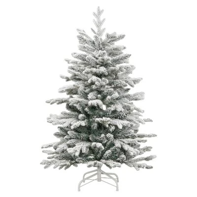 VidaXL Artificial Hinged Christmas Tree With Flocked Snow 150 Cm 4 VidaXL Artificial Hinged Christmas Tree With Flocked Snow 150 Cm - Image 2