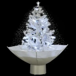 VidaXL Snowing Christmas Tree With Umbrella Base White 75 Cm -Deals Vidaxl Store image 3 284332
