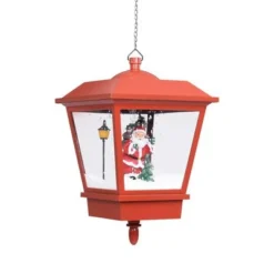 VidaXL Christmas Hanging Lamp With LED Light And Santa Red 27x27x45 Cm 11 VidaXL Christmas Hanging Lamp With LED Light And Santa Red 27x27x45 Cm -Deals Vidaxl Store image 3 289928