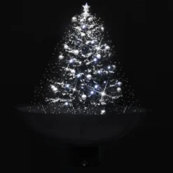 VidaXL Snowing Christmas Tree With Umbrella Base Black 75 Cm PVC -Deals Vidaxl Store image 3 289931