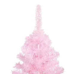 VidaXL Artificial Pre-lit Christmas Tree With Ball Set Pink 210 Cm PVC -Deals Vidaxl Store image 3 3077500