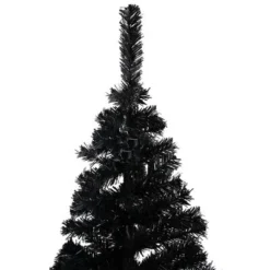 VidaXL Artificial Pre-lit Christmas Tree With Ball Set Black 150 Cm PVC -Deals Vidaxl Store image 3 3077675