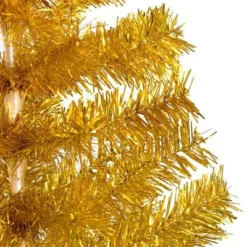 VidaXL Artificial Pre-lit Christmas Tree With Ball Set Gold 120 Cm PET -Deals Vidaxl Store image 3 3077689