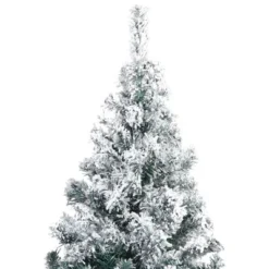 VidaXL Artificial Pre-lit Christmas Tree With Flocked Snow Green 300cm PVC 11 VidaXL Artificial Pre-lit Christmas Tree With Flocked Snow Green 300cm PVC -Deals Vidaxl Store image 3 3077741