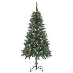 VidaXL Artificial Pre-lit Christmas Tree With Ball Set Pine Cones 150 Cm -Deals Vidaxl Store image 3 3077895