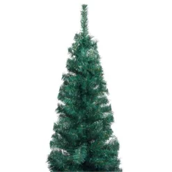 VidaXL Slim Artificial Pre-lit Christmas Tree With Ball Set Green 150 Cm 23 VidaXL Slim Artificial Pre-lit Christmas Tree With Ball Set Green 150 Cm -Deals Vidaxl Store image 3 3077899
