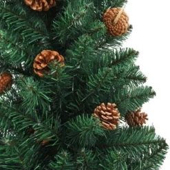 VidaXL Slim Pre-lit Christmas Tree With Ball Set Green 150 Cm PVC 23 VidaXL Slim Pre-lit Christmas Tree With Ball Set Green 150 Cm PVC -Deals Vidaxl Store image 3 3077908