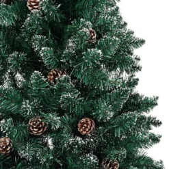 VidaXL Slim Pre-lit Christmas Tree With Ball Set Green 150 Cm 23 VidaXL Slim Pre-lit Christmas Tree With Ball Set Green 150 Cm -Deals Vidaxl Store image 3 3077911