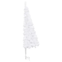 VidaXL Corner Artificial Christmas Tree LEDs&Ball Set White 150 Cm PVC -Deals Vidaxl Store image 3 3077968