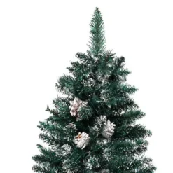VidaXL Slim Christmas Tree With Real Wood And White Snow Green 150 Cm 11 VidaXL Slim Christmas Tree With Real Wood And White Snow Green 150 Cm -Deals Vidaxl Store image 3 320960