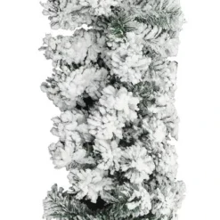 VidaXL Christmas Garland With Flocked Snow Green 5 M PVC -Deals Vidaxl Store image 3 320967