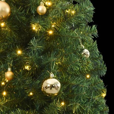 VidaXL Slim Christmas Tree 300 LEDs & Ball Set 270 Cm 5 VidaXL Slim Christmas Tree 300 LEDs & Ball Set 270 Cm - Image 3