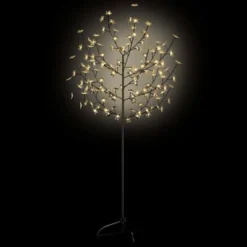 VidaXL Christmas Tree 120 LEDs Warm White Light Cherry Blossom 150 Cm -Deals Vidaxl Store image 3 328654