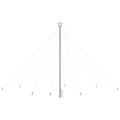 VidaXL Christmas Tree Lights Indoor Outdoor 576 LEDs Colourful 3.6 M -Deals Vidaxl Store image 3 328747