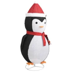 VidaXL Decorative Christmas Snow Penguin Figure LED Luxury Fabric 180cm -Deals Vidaxl Store image 3 329764