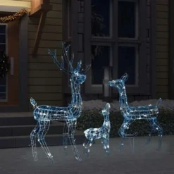 VidaXL Acrylic Reindeer Family Christmas Decoration 300 LED Cold White -Deals Vidaxl Store image 3 329794