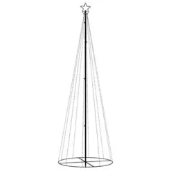 VidaXL Christmas Cone Tree Blue 310 LEDs 100x300 Cm -Deals Vidaxl Store image 3 343492