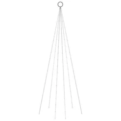 VidaXL Christmas Tree On Flagpole Warm White 108 LEDs 180 Cm -Deals Vidaxl Store image 3 343518