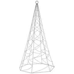 VidaXL Christmas Tree On Flagpole Warm White 200 LEDs 180 Cm -Deals Vidaxl Store image 3 343534