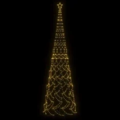 VidaXL Christmas Cone Tree Warm White 3000 LEDs 230x800 Cm -Deals Vidaxl Store image 3 343719