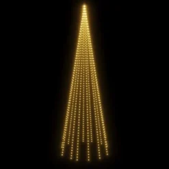VidaXL Christmas Tree On Flagpole Warm White 732 LEDs 500 Cm 13 VidaXL Christmas Tree On Flagpole Warm White 732 LEDs 500 Cm -Deals Vidaxl Store image 3 343720