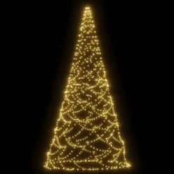 VidaXL Christmas Tree On Flagpole Warm White 500 LEDs 300 Cm -Deals Vidaxl Store image 3 343728
