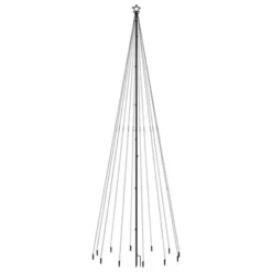VidaXL Christmas Tree With Spike Warm White 732 LEDs 500 Cm 16 VidaXL Christmas Tree With Spike Warm White 732 LEDs 500 Cm -Deals Vidaxl Store image 3 343740