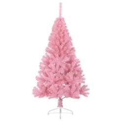 VidaXL Artificial Half Christmas Tree With Stand Pink 120 Cm PVC -Deals Vidaxl Store image 3 344670