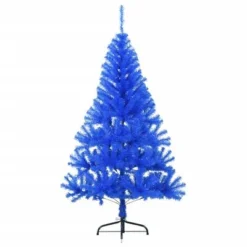 VidaXL Artificial Half Christmas Tree With Stand Blue 120 Cm PVC -Deals Vidaxl Store image 3 344680