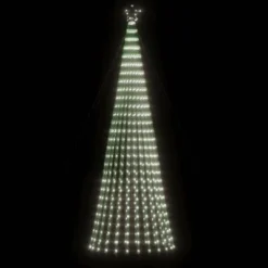VidaXL Christmas Tree Light Cone 688 LEDs Cold White 300 Cm -Deals Vidaxl Store image 3 358160