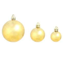 VidaXL 100 Piece Christmas Ball Set 3/4/6 Cm Gold -Deals Vidaxl Store image 4 245708