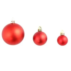 VidaXL 100 Piece Christmas Ball Set 3/4/6 Cm Red -Deals Vidaxl Store image 4 245710